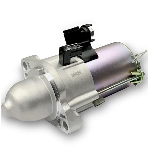 10914 New Starter Motor Replacement for 2013-2017 Honda Accord 2.4L EX LX Sport, 2015 2016 CRV 2.4L, 2016-2019 Civic 2.0L L4 Engine Automatic Transmission OE#: 31200-5A2-A51 SM74009 SM74027
