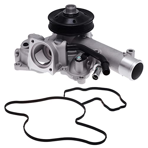 AUQDD AW6341 Professional Water Pump Kit w/Gasket (For 5.7L Gas VIN:T) Fit For 2009 Chrysler Aspen /09-18 Dodge Ram 1500,Ram 2500 Ram 3500 (Replace # 53022192AF 53022192AJ 43559) - size: AW6341