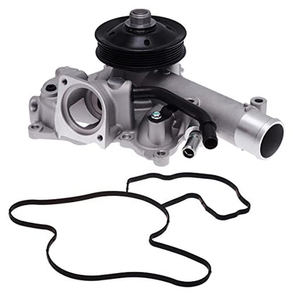 AUQDD AW6341 Professional Water Pump Kit w/Gasket (For 5.7L Gas VIN:T) Fit For 2009 Chrysler Aspen /09-18 Dodge Ram 1500,Ram 2500 Ram 3500 (Replace # 53022192AF 53022192AJ 43559) - size: AW6341