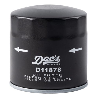 Doc's Diesel Oil Filter D11878 | Compatible with Chevrolet/GMC 6.6L Duramax 2500HD, 3500HD 2020+ | Replaces PF26 (Pack of 2) - size: 2-Pack