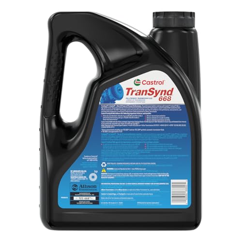 Castrol TranSynd 668 Full-Synthetic Auto Transmission Fluid, 1 GA, 3 Pack