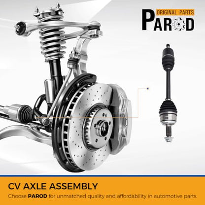 PAROD 664256 664257 Front CV Axle Assembly Fits 2007-2014 Honda CR-V - size: Front Driver and Passenger Side