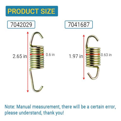 7041687 and 7042029 Exhaust Muffler Spring Kit for Po-laris ATV 550 600 800