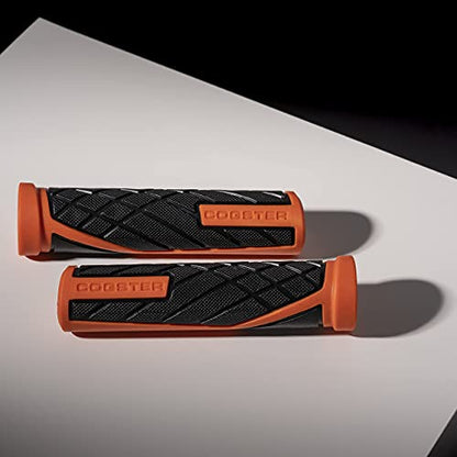 Dash Slip-on Bike Handlebar Grips, Lightweight Rubber - color: Pink