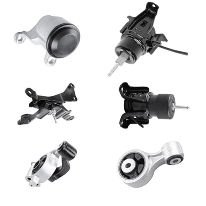 6PCS Engine Motor & Transmission Mount Set for Nissan Murano 09-14 FWD - size: For Murano 2009-2014/ Quest FWD 2011-2014 3.5l