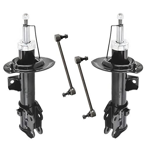 Detroit Axle - Front Bare Struts Sway Bar Links for 14-16 Forte Koup Forte5 - size: 4QS47227/shock kit
