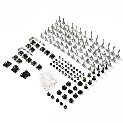 Motorcycle Fairing Bolt Kit Screws Kit For Honda CBR500R 2013-2018 Silver - color: Silver
