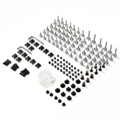 Motorcycle Fairing Bolt Kit Screws Kit For Honda CBR500R 2013-2018 Silver - color: Silver