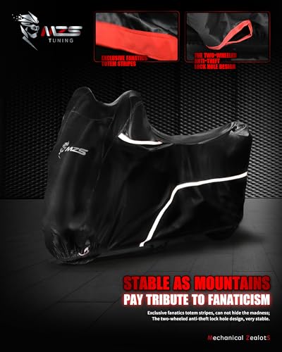 MZS Waterproof Motorcycle Cover for Grom Monkey Ruckus Navi Z125 DAX Papio - size: 73" Mini Motorcycle