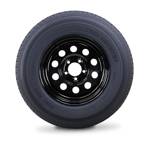 Free Country Trailer Tire Wheel ST205/75R14 8-Ply 105N 5X4.5" Black Mod Rim - size: ST205/75R14 /5x4.5