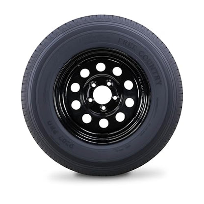 Free Country Trailer Tire Wheel ST205/75R14 8-Ply 105N 5X4.5" Black Mod Rim - size: ST205/75R14 /5x4.5