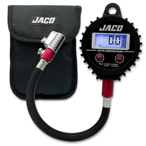 JACO ElitePro-X Digital Tire Pressure Gauge with Lightning Chuck - 100 PSI