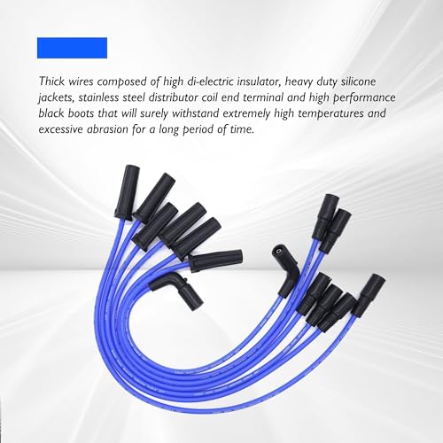 High Performance Spark Plug Wires Compatible with C1500 1999-2001 - style: 7720