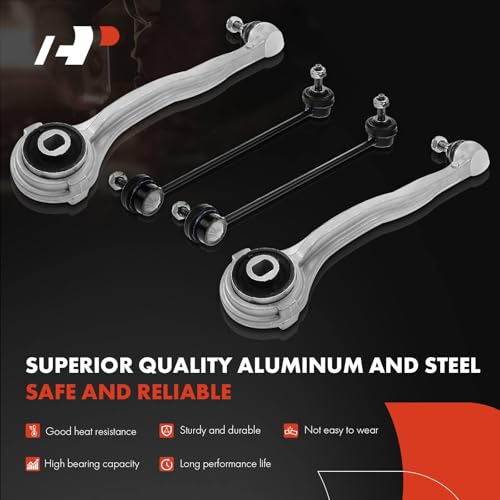 A-Premium 8Pcs Front Suspension Kit, Upper & Lower Rearward Control Arm - style: 8Pcs Kit