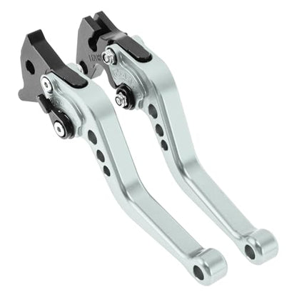 Short Brake Clutch Levers for Yamaha Raptor 660 2001-2004 1 Pair - color: Titanium Tone