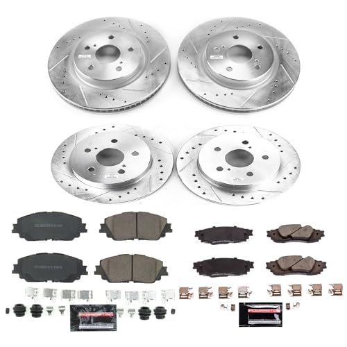 PowerStop Z23 Performance Brake Pad & Rotor Kit Front & Rear K8348