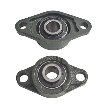 Jackshaft Sprockets with UCFL203 Pillow Block Bearings Go Kart Minibike Complete Jackshaft Kit 5/8" X 14" 40/41/420 Chain - size: 5/8" X 14"
