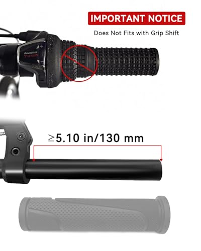 Bike Handlebar Grips, Replacement Bicycle Grips, Bike Handle Bar Wraps for Mountain, MTB, BMX, Beach Cruiser, Kids Bikes, Soft Non-Slip-Rubber Hand Grip Comfortable Ergonomic - style: Standard