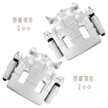 cciyu Front Left & Right Disc Brake Calipers With Bracket 18B5026S 18B5027S - size: Front[18B5026S+18B5027S]