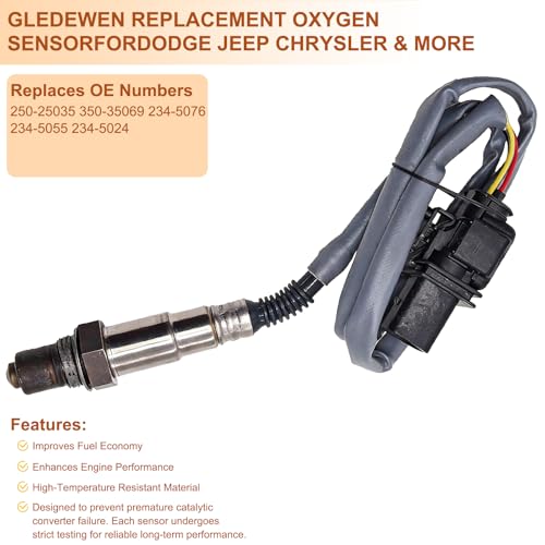 250-25035 Upstream Oxygen O2 Sensor for Ford Expedition Fiesra Transit Audi A3 TT TTS Quattro BMW X5 VW Bettle CC Eos Jetta Passat Porsche Cayenne - size: 250-25035