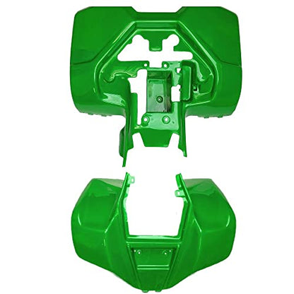 RedCap ATV Front & Rear Body Fender Kit for 150cc 250cc Kazuma Dingo Lacoste Panda Compatible with Kazuma 150cc 250cc RedCat Roketa SunL TaoTao Coolster Baja Chinese ATV Quad - color: Green