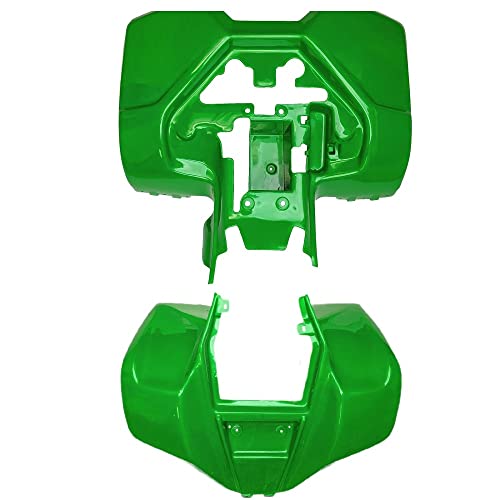 RedCap ATV Front & Rear Body Fender Kit for 150cc 250cc Kazuma Dingo Lacoste Panda Compatible with Kazuma 150cc 250cc RedCat Roketa SunL TaoTao Coolster Baja Chinese ATV Quad - color: Green