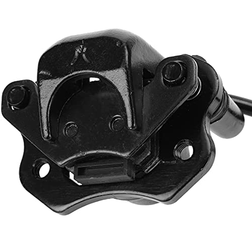 FVRITO Rear Brake Master Cylinder Caliper Assembly for 50cc 70cc 90cc 110cc 125cc Taotao Boulder B1 Coolster 3050HD 3050C 3125R Peace Chinese ATV Quad Mini 4 Wheeler Motorsports Scooter Black - color: Black