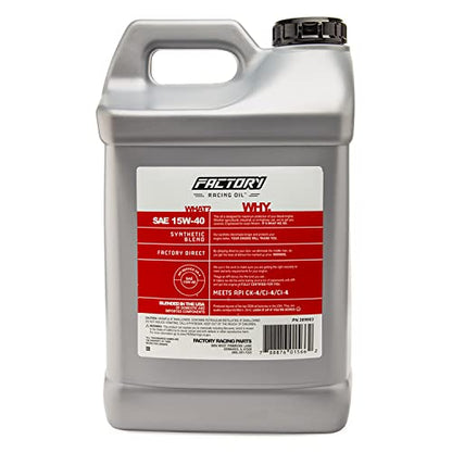 Factory Racing Oil 209903 Twin Pack SAE 15W-40 Synthetic Diesel Engine Oil - size: 5 Gallons - 15W-40