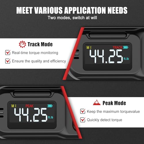 VANPO Digital Torque Wrench, 3/8", 2.21–44.25 ft-lb for Motorcycles - size: 3/8-Inch -01