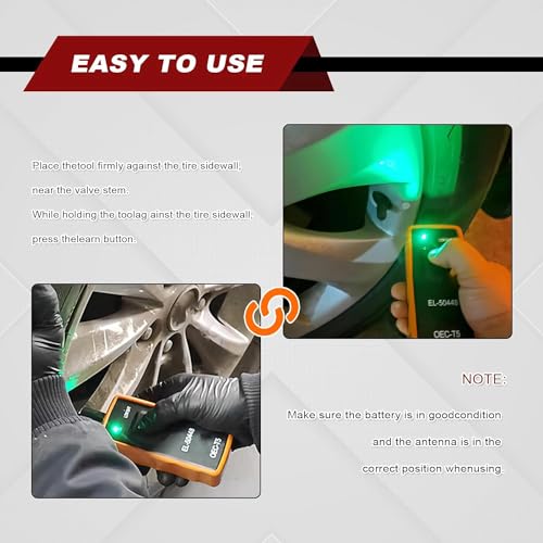 GM Automotive Tire Pressure Monitor - Tire Sensor Reset Tool Car Accessories EL-50448 Compatible with Most GM Series Vehicles