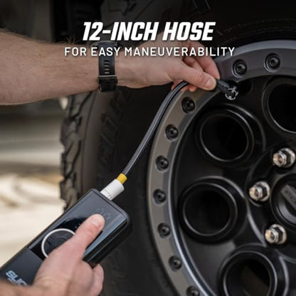 Slick Products Portable Air Pump Tire Inflator & Air Compressor - 150 PSI