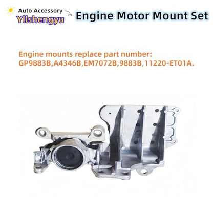 Engine Motor Mount Kit for Nissan Sentra 2007-12 2.0L - size: 2007-2012 Sentra L4 2.0L