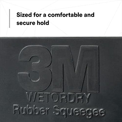 3M Wetordry Rubber Squeegee 05517, 2-3/4 in x 4-1/4 in, Comfort Fit - size: 1