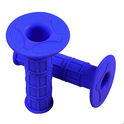 7/8" Handlebar Grips for 50cc-125cc CRF70 CRF80 TRX450 TTR90 TTR110 TTR125 PW80 RM80 DR650 KLX250 KLX300 KX65 SSR125 Pit Dirt Bike ATV Quad Motocross Motorcycles CT100U CT200U Mini Bike - color: Blue