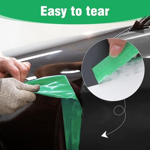 4 Pack Masking Tape 36mm×50m Automotive Refinish Masking Tape for Car - size: 36mm