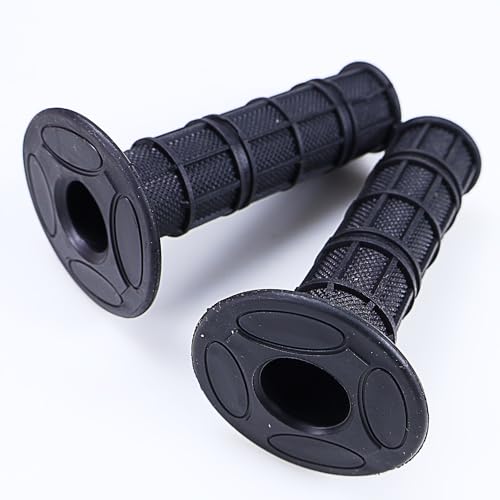 7/8" Handlebar Grips for 50cc-125cc CRF70 CRF80 TRX450 TTR90 TTR110 TTR125 PW80 RM80 DR650 KLX250 KLX300 KX65 SSR125 Pit Dirt Bike ATV Quad Motocross Motorcycles CT100U CT200U Mini Bike - color: Black