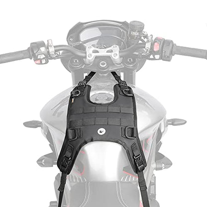 Rhinowalk Motorcycle Tank Bag/Bumper Bag Universal Saddle Bag Mounting Base - size: Fuel Tank Mounting Base