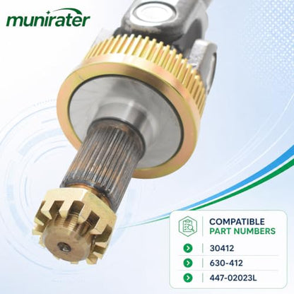 munirater Front Driver Side Left U-Joint Axle Shaft Replacement for R-a-m 1500 1994-2001