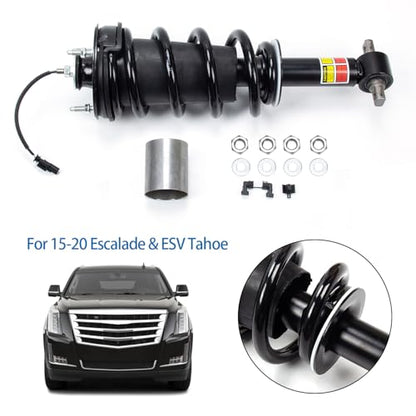 Complete Front Struts Shock Assembly Absorber w/Magnetic Compatible with GM Silverado Escalade Yukon, Replacement Struts Shocks Assembly for 84176631, 5801108, 84977478 - size: F197