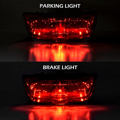 SAUTVS 1PC Red LED Tail Light for Honda TRX 420 500 FA Rancher 2007-2022