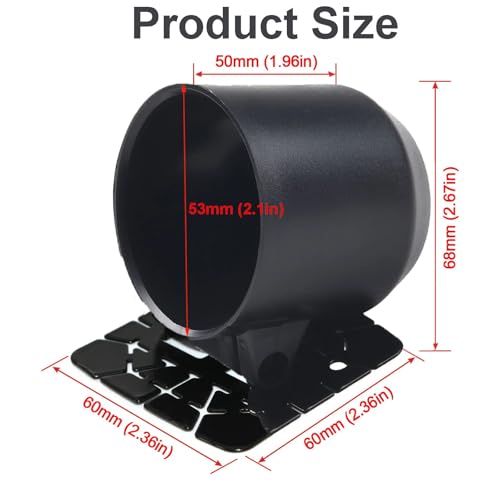 Universal 2 Inch Single Gauge Pod Swivel Mount