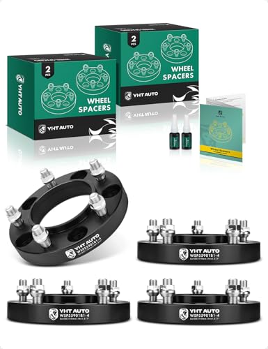 YHTAUTO 5x150 Hub Centric Wheel Spacers 1 Inch for Lexus, Toyota - size: 1 Inch Thickness, style: 4 PCS
