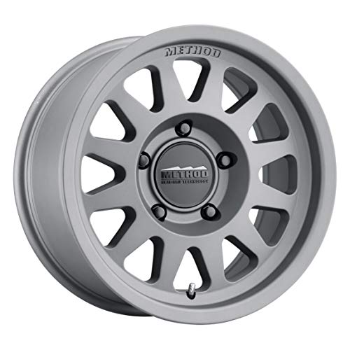 Method Race Wheels 704 Titanium 17x8.5" 5x5.5", 0mm offset 4.75" Backspace, MR70478555800 - color: Titanium, size: 17x8.5 inches, 5x5.5, 0/4.75"