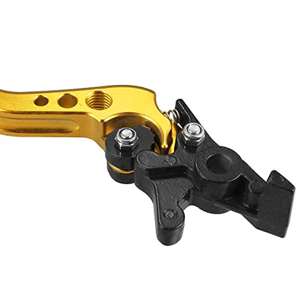 Motoforti Adjustable Brake Clutch Levers for Honda CBR250R 2011-2013 Gold Tone Aluminum Alloy 1 Pair - color: Gold Tone