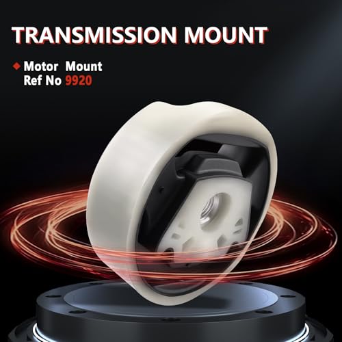 Engine Motor and Transmission Mount Kit Compatible with Q3 2015-2018 2.0L L4 &Volkswagen Tiguan 2009-2017 2.0L L4 & Tiguan Limited 2018 2.0L L4 Turbocharged OE:A6966 9920 9816 A6960HY 9705