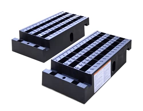 MAXXHAUL 50710 Middle Section (Extension) for 50709 Detachable Removable Poly Black Car Ramp Set (Pair) - style: Ramp Extensions
