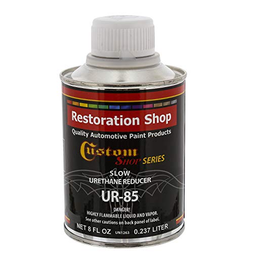 Restoration Shop UR85 Slow Urethane Reducer, 8 Ounce - High Temperature - style: Slow - Half Pint