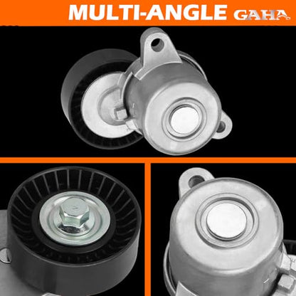 GAHA Belt Tensioner Assembly with Pulley for Ford F150 Mustang 3.5L - size: 39221