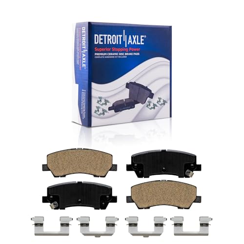 Detroit Axle - Brake Pads for 15-21 Ford Mustang - size: 4P42266/Kit