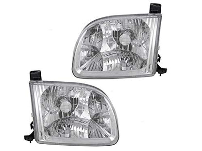 APA Replacement Headlight with Signal Light 00 01 02 03 04 2000 2001 2002 2003 2004 Tundra Set Passenger RH + Driver LH - color: 2000-2004 Tundra (Regular, Access Cab) Combo